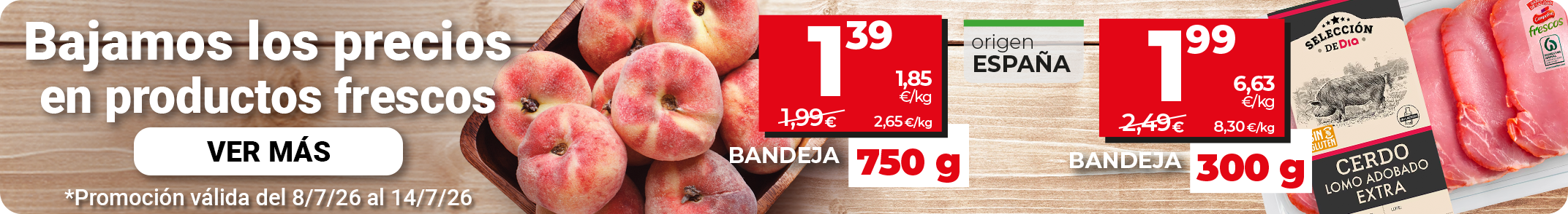 Ofertas en productos frescos Dia.es