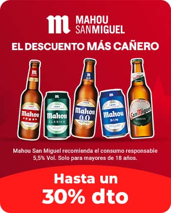 Promociones Mahou, SanMiguel, Alhambra en Dia.es