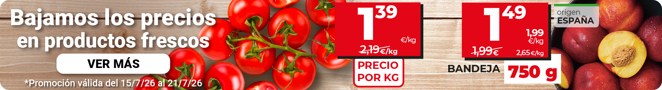 Ofertas en productos frescos Dia.es