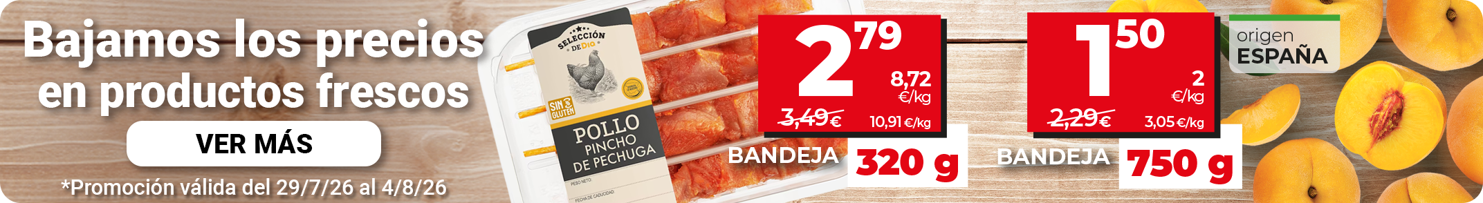 Ofertas en productos frescos Dia.es