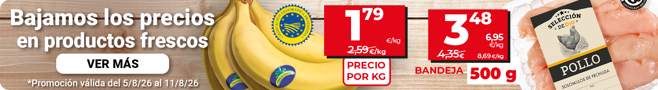 Ofertas en productos frescos Dia.es