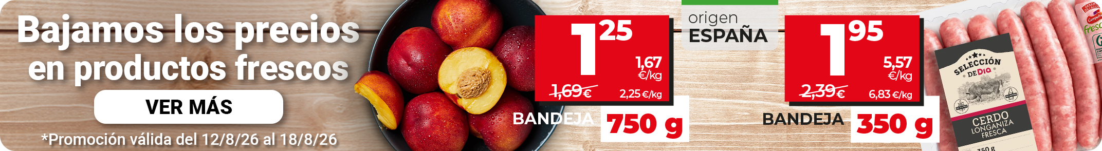 Ofertas en productos frescos Dia.es