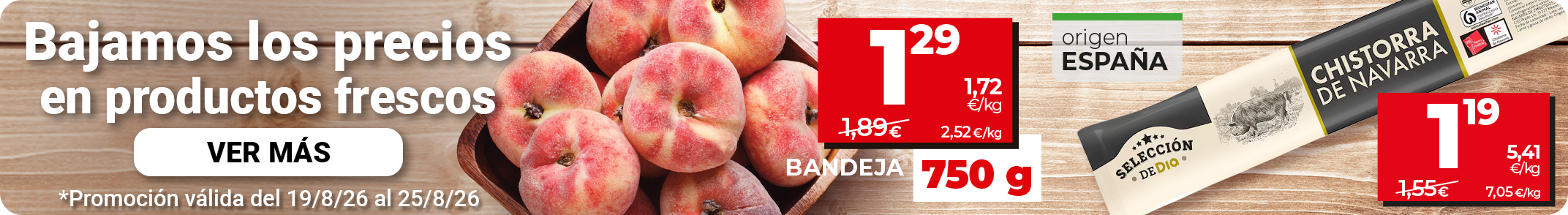 Ofertas en productos frescos Dia.es