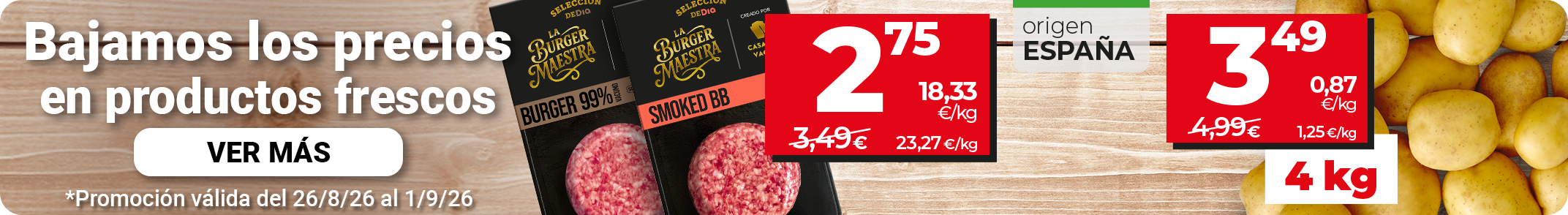Ofertas en productos frescos Dia.es