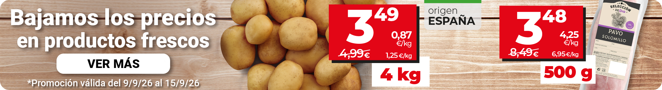 Ofertas en productos frescos Dia.es