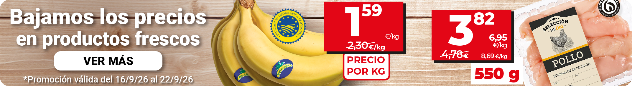 Ofertas en productos frescos Dia.es
