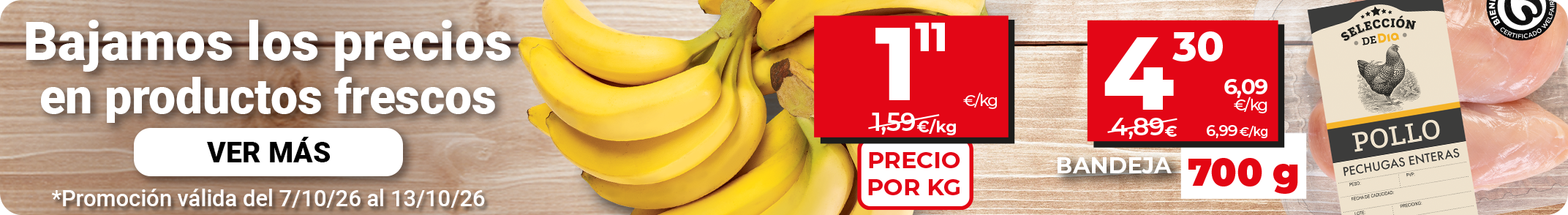 Ofertas en productos frescos Dia.es