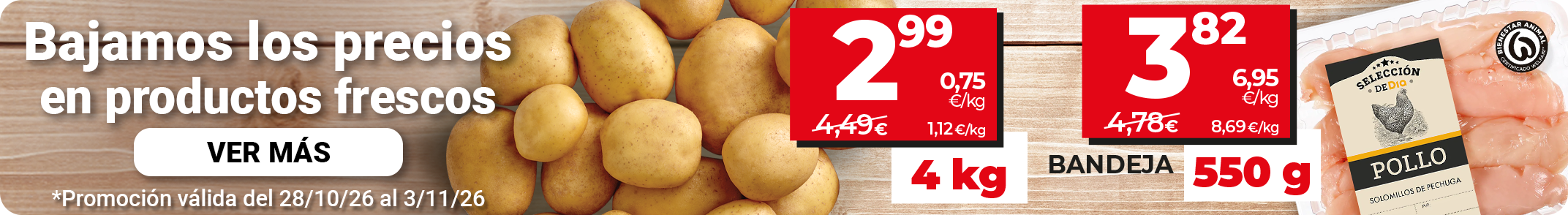 Ofertas en productos frescos Dia.es
