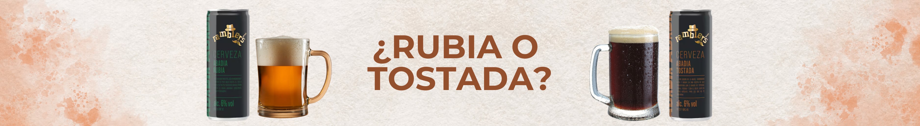 Nuevas cervezas artesanas Ramblers. ¿Cerveza rubia o tostada? Encuentra la cerveza para cada momento en Dia. Cervezas premium en Dia.es.
