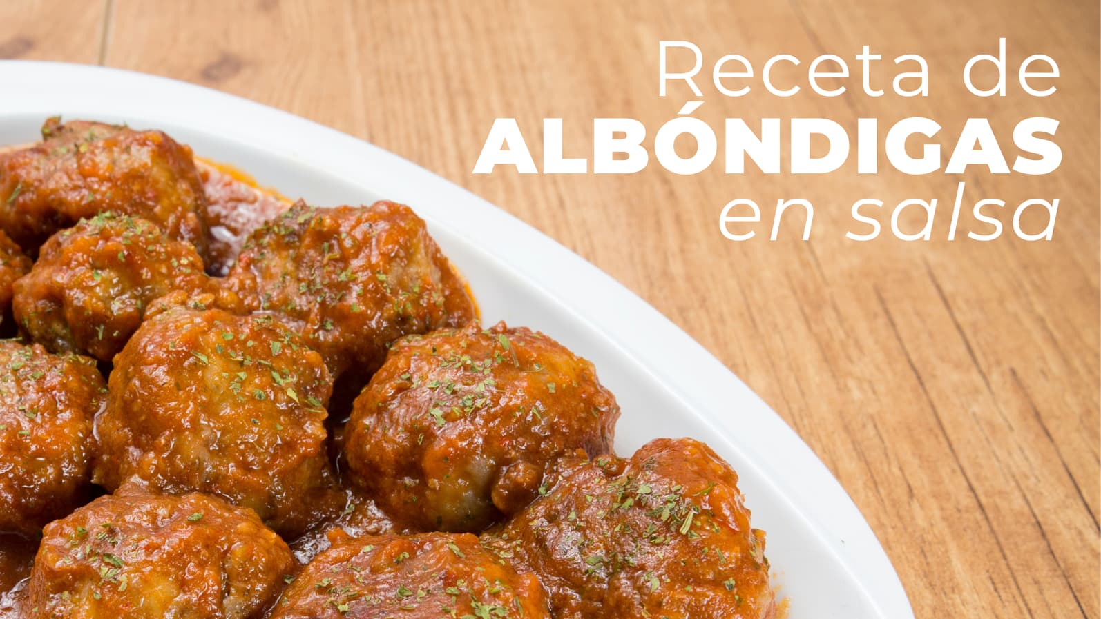 Receta de albóndigas en salsa