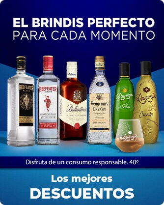 Promociones Beefeater, Ballantines, Seagram's, Ruavieja, Absolut,  en Dia.es