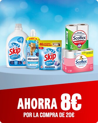 Promociones Scottex,Skip, Mimosin, Hellmann's, Magnum, Ben & Jerry's, Calippo, Carte D'Or y Cornetto en Dia.es