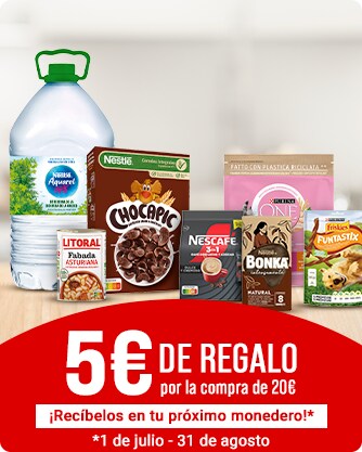 Promociones Nescafe, Bonka, Chocapic, Aquarel, Nesquik, Jungly, Golden Grahams, Litoral, Friskies y Purina en Dia.es