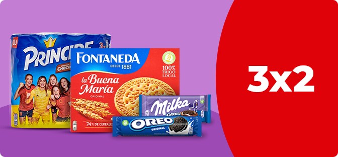 Promociones Oreo, Fontaneda, Principe, Chips Ahoy y Milka en Dia.es