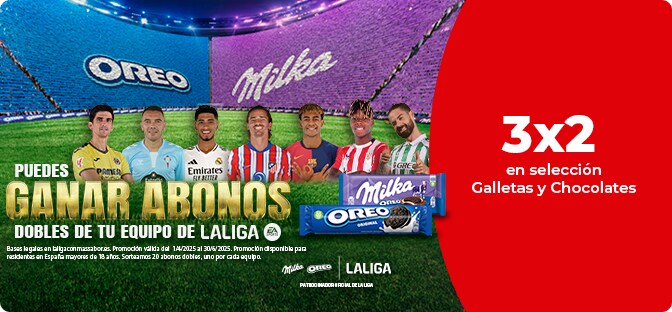 Promociones Oreo, Fontaneda, Principe, Chips Ahoy y Milka en Dia.es