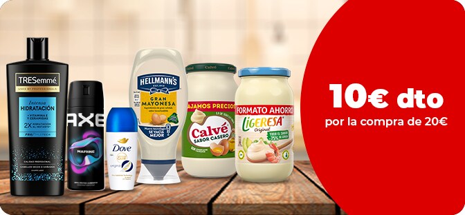 Promociones Calvé, Ligeresa, Hellmanns, Dove, Axe y Tresemmé en Dia.es