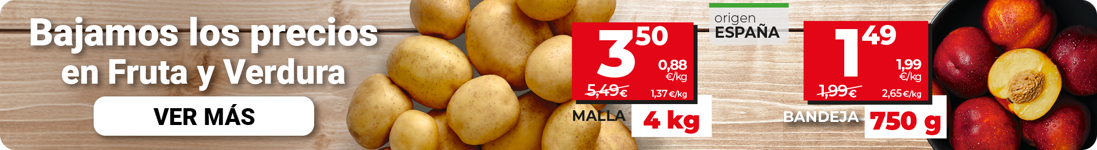 Ofertas en fruta y verdura Dia.es