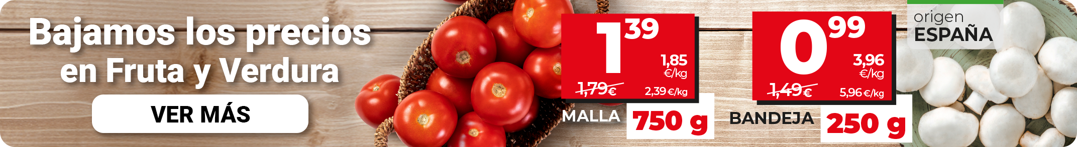 Ofertas en fruta y verdura Dia.es