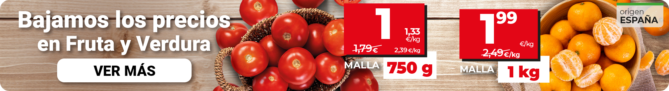 Ofertas en fruta y verdura Dia.es