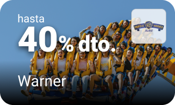 Beneficio empresa amiga Parque Warner Madrid CLUB Dia