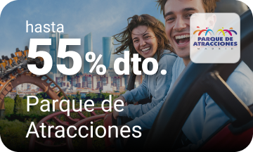 Beneficio empresa amiga Parque de Atracciones Madrid CLUB Dia