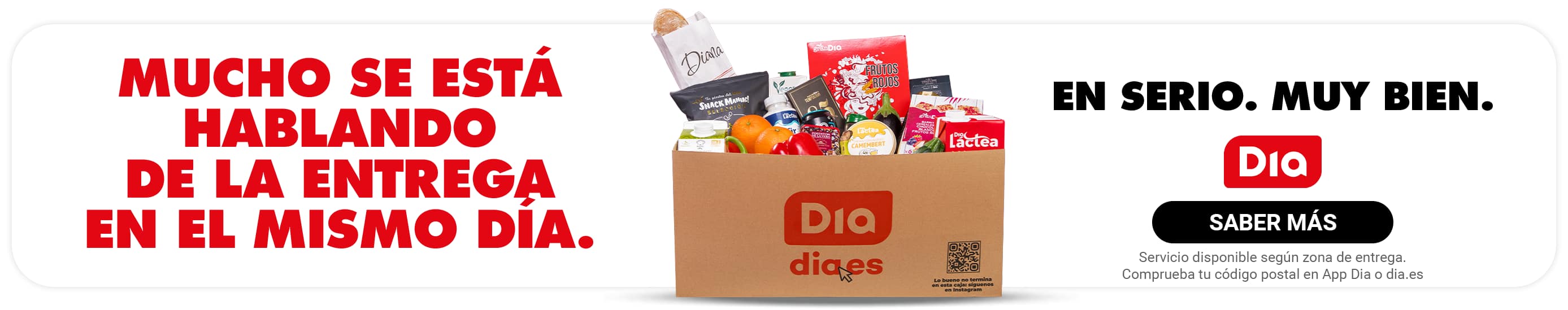 Mucho se está hablando de la entrega en el mismo día. En serio. Muy bien.