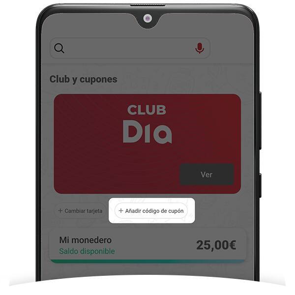 Introduce tu código en tu perfil