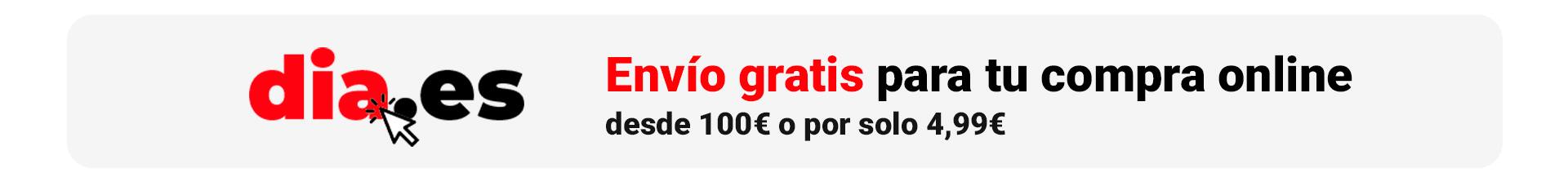 Envío gratis en compras superiores a 100€