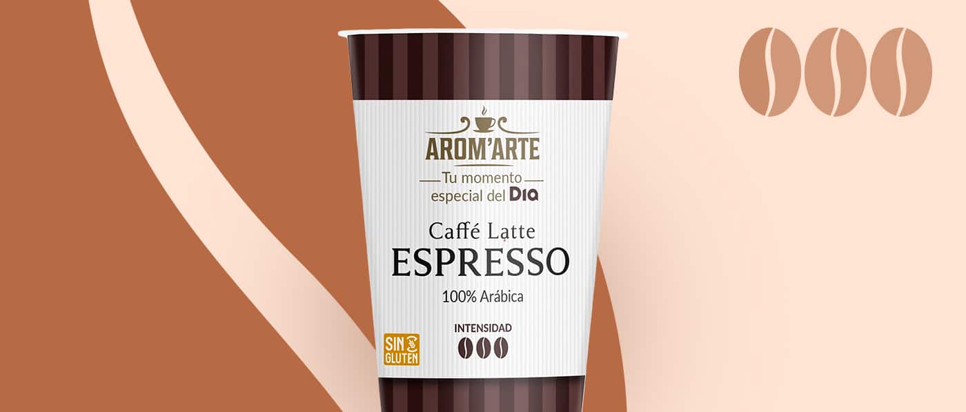 Café latte espresso Dia Arom'arte