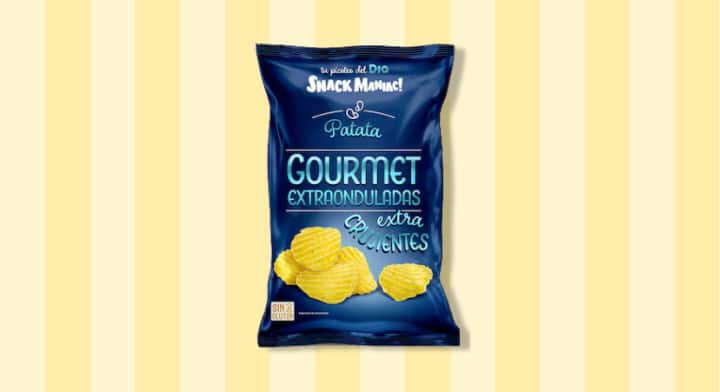 Patatas fritas, patatas artesanas elaboradas con aceite de oliva virgen extra, patatas extra crujientes