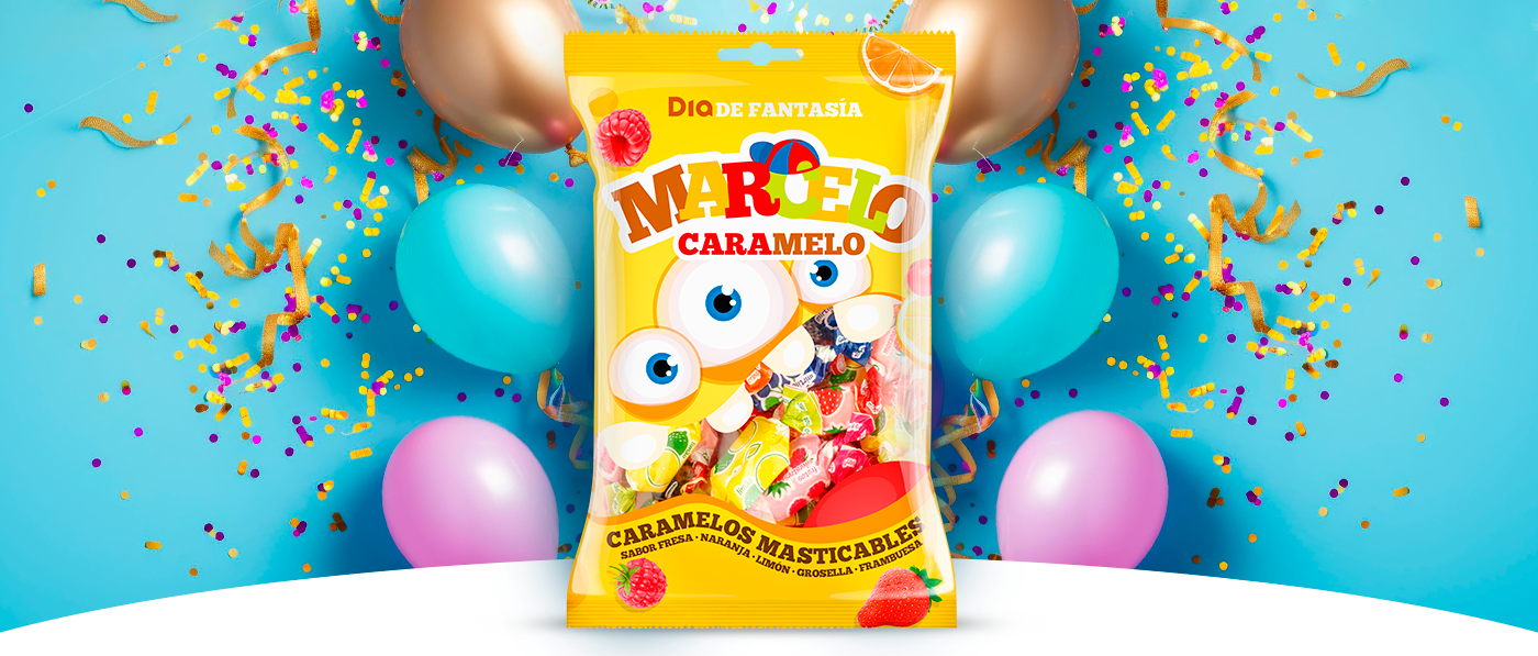 Caramelos masticables sabor a frutas