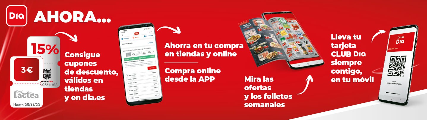 Cómo comprar en el supermercado DIA con la 'app' de : ofertas