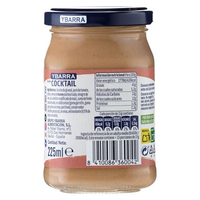 Salsa cocktail Ybarra frasco 225 ml-1 Salsa cocktail Ybarra frasco 225 ml-1