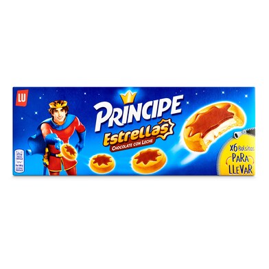 Galletas rellenas de chocolate estrellas Lu caja 225 g-1 Galletas rellenas de chocolate estrellas Lu caja 225 g-1