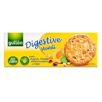 Galletas digestive con muesli Gullón caja 365 g-1 Galletas digestive con muesli Gullón caja 365 g-1