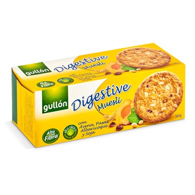 Galletas digestive con muesli Gullón caja 365 g-0 Galletas digestive con muesli Gullón caja 365 g-0