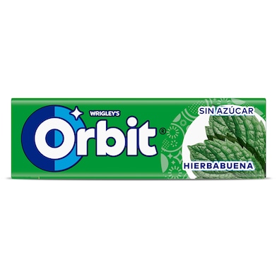 Chicles sabor hierbabuena sin azúcar Orbit 14 g-0 Chicles sabor hierbabuena sin azúcar Orbit 14 g-0