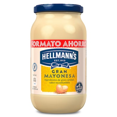 Gran mayonesa Hellmanns frasco 450 ml-0