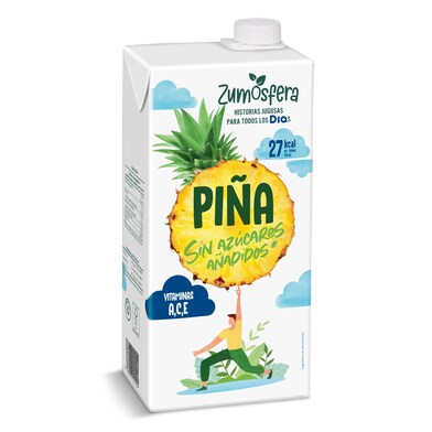 Bebida de zumo de piña sin azúcares añadidos Zumosfera de Dia brik 2 l-0 Bebida de zumo de piña sin azúcares añadidos Zumosfera de Dia brik 2 l-0