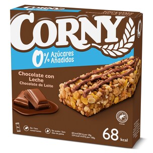 barritas de cereales con chocolate con leche 120 g