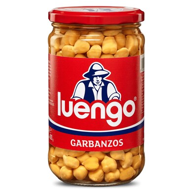 Garbanzos cocidos Luengo frasco 400 g-0