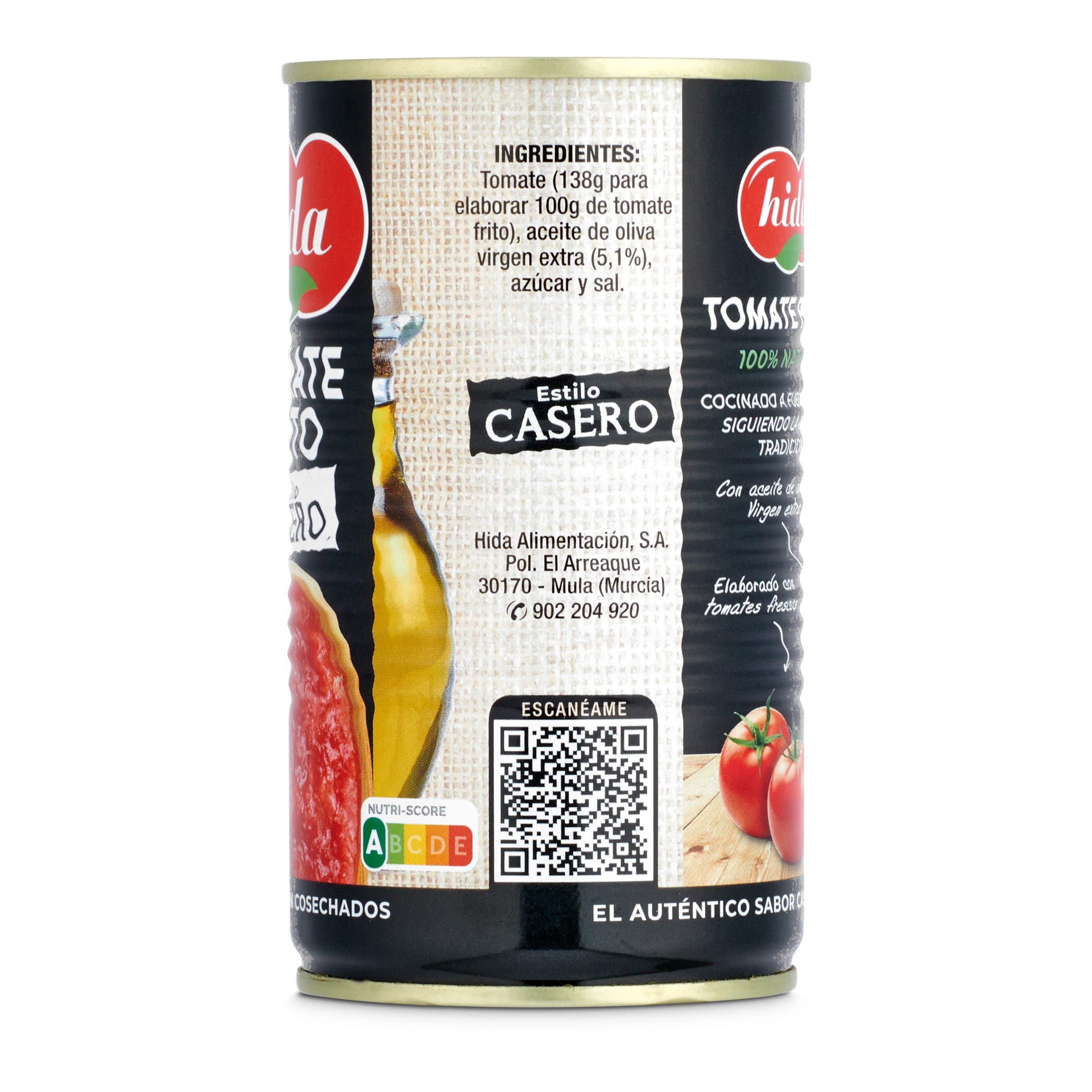 Tomate frito estilo casero Hida 340 g