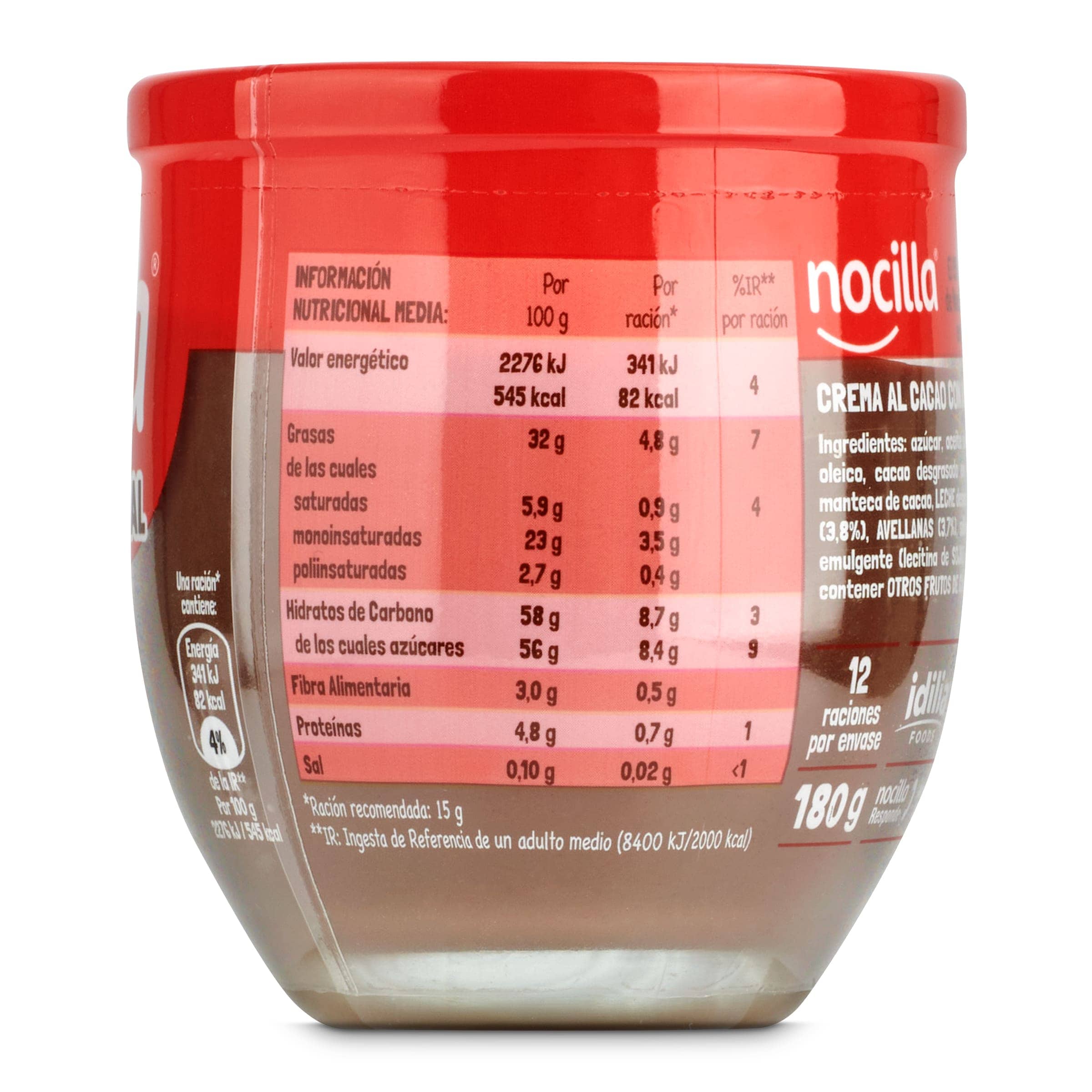 Crema de cacao con avellanas original Nocilla 180 g