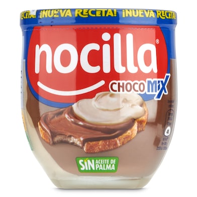 Crema de cacao y leche de avellanas dúo Nocilla bote 180 g-0