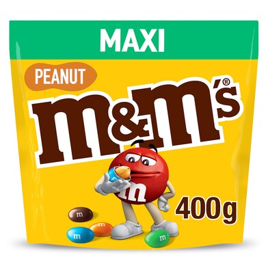 Cacahuete recubierto de chocolate con leche M&M's bolsa 400 g-0 Cacahuete recubierto de chocolate con leche M&M's bolsa 400 g-0