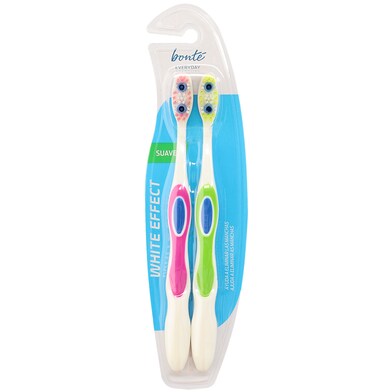 Cepillo de dientes suave efecto blanqueante Bonté Everyday de Dia blister 2 unidades-0 Cepillo de dientes suave efecto blanqueante Bonté Everyday de Dia blister 2 unidades-0