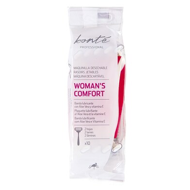 Maquinilla desechable mujer doble hoja Bonté Professional de Dia blister 10 unidades-0 Maquinilla desechable mujer doble hoja Bonté Professional de Dia blister 10 unidades-0