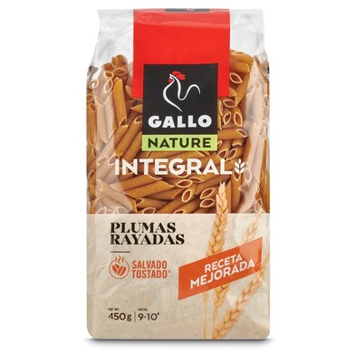 Plumas rayadas integral Gallo bolsa 450 g-0 Plumas rayadas integral Gallo bolsa 450 g-0
