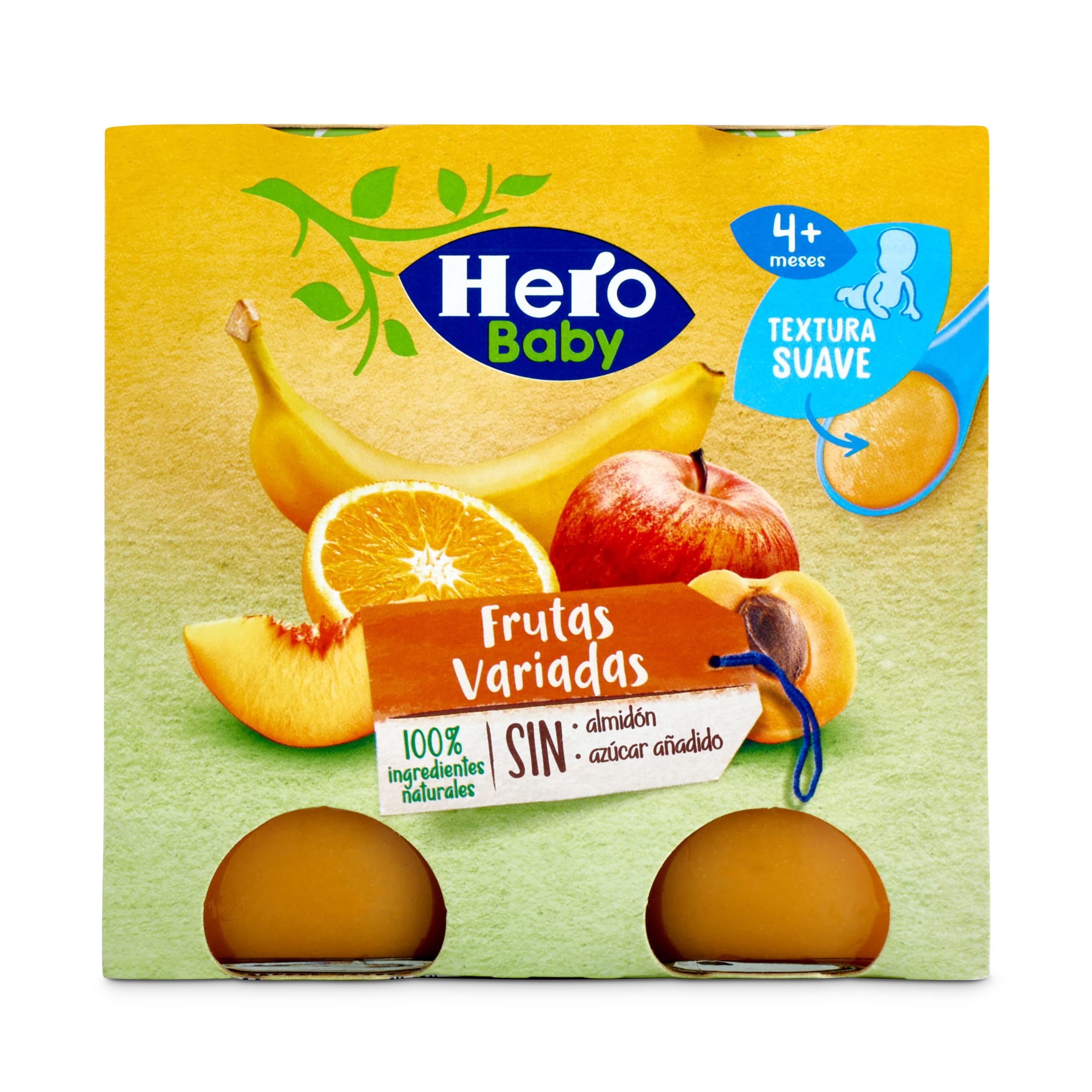 Hero Baby Pack Potito Frutas Variadas +6m 4x235g