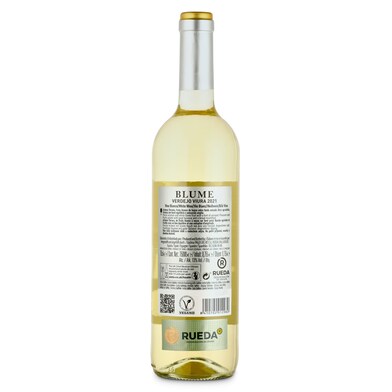 Vino blanco joven D.O. Rueda BLUME BOTELLA 75 CL-1 Vino blanco joven D.O. Rueda BLUME BOTELLA 75 CL-1